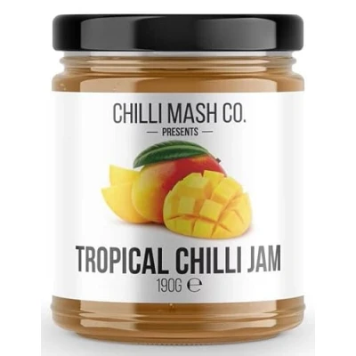 Abbildung von Chilli Mash Company Tropische Chili Marmelade Mittlere Schärfe 190 gr Glasflasche