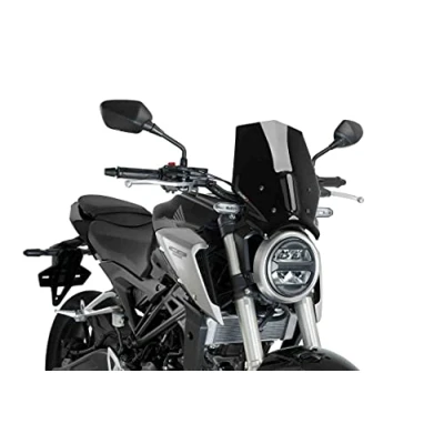 Abbildung von Puig Windschutzscheibe Naked New Generation Sport 9734N für Honda CB125R Neo Café 18&#039; 19&#039;, CB300R 19&#039;