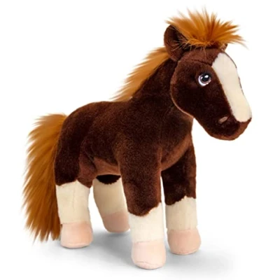Abbildung von azzesso Kuscheltier Pony (1 St., 26 cm), flauschiges Stofftier, Braun, Plüsch