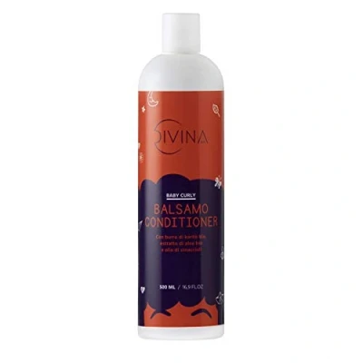 Abbildung von Baby Curly Conditioner für Kinder mit Afro und lockigem Haar Sheabutter, Aloe, Traubenkernöl (500ml)