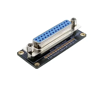 Abbildung von Treedix DB25 Female Breakout Board 25Pin RS232 Serial to Changer Adapter Coupler Connector with Terminal Block