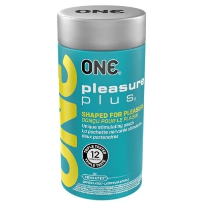 Abbildung von ONE Pleasure Plus Latexkondome (12 Kondome) 12 St