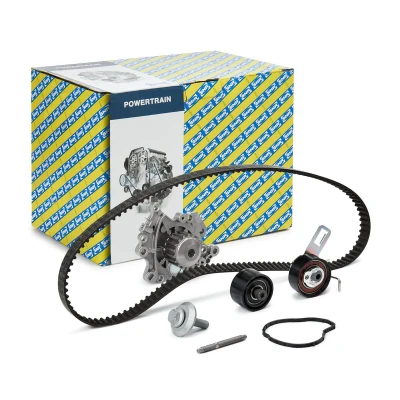 Abbildung von SNR KDP459.720 Wasserpumpe + Zahnriemensatz PEUGEOT: 308 SW 2, 208 I Schrägheck, 3008 II SUV, FORD: Tourneo Connect / Grand V408 Kombi