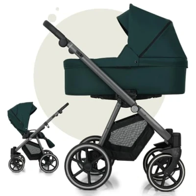 Abbildung von my junior Kombi Kinderwagen junior® NOAX² Parkside Green 2in1