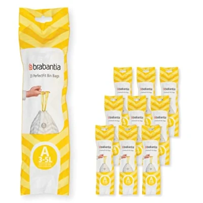 Abbildung von Brabantia Müllbeutel Code A 3 Liter (120 Stück)