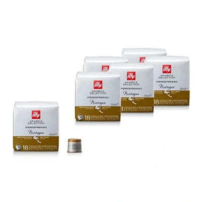 Abbildung von 108 Kapseln Iperespresso illy Monoarabica Nicaragua Monorigine 6 Box 18