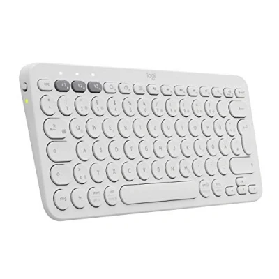 Abbildung von Logitech K380 Multi Device Bluetooth Tastatur, für bis zu 3 Geräte gleichzeitig, 2 Jahre Batterielaufzeit, Weiß