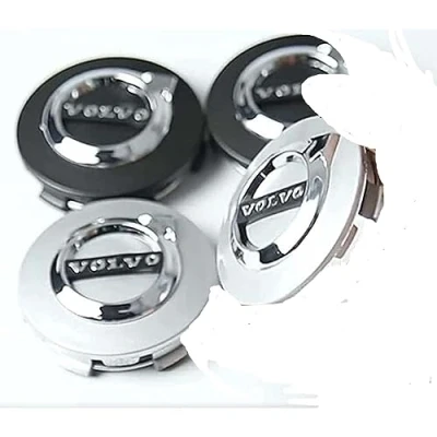 Abbildung von 4 Stücke für Volvo 60mm Auto Nabendeckel Kratzfest Radnabenkappen Radmittelkappen Radnabenabdeckung Nabenkappen Zubehör