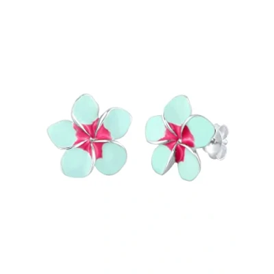 Abbildung von Elli Frangipani Ohrringe, Damen, Größe: One Size, Türkis/pink
