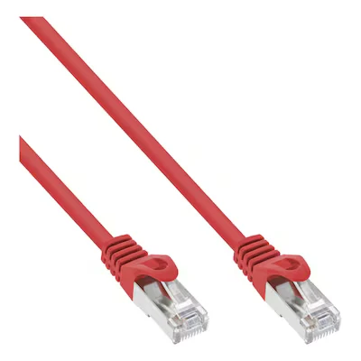 Abbildung von InLine® Patchkabel, SF/UTP, Cat.5e, rot, 3m