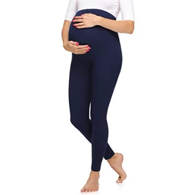 Abbildung von Merry Style Umstandsleggings Damen Lange Umstandshose aus Viskose MS10 297 (1 tlg) elastischer Bund
