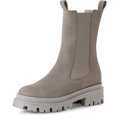 Abbildung von Tamaris Plateaustiefel, Damen, Größe: 36, Grey Schuhe