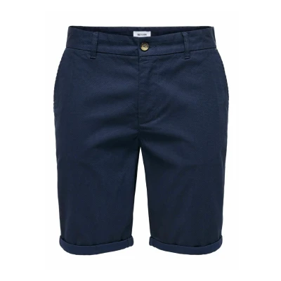 Abbildung von Only &amp; Sons Normal Geschnitten Shorts, Herren, Größe: Medium, Dark navy