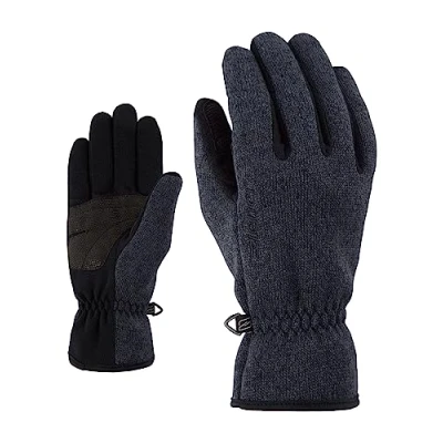 Abbildung von Ziener Erwachsene IMAGIO glove multisport Freizeit / Funktions Outdoor Handschuhe atmungsaktiv, gestrickt, grau (grey melange), 9.5