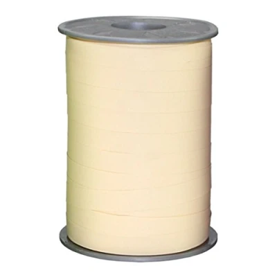 Abbildung von C.E. Pattberg Geschenkband Matt créme, 200 m Ringelband Paperlook zum Einpacken von Geschenken, 10 mm Breite, Zubehör Dekorieren &amp; Basteln, Dekoband für Präsente, zu jedem Anlass