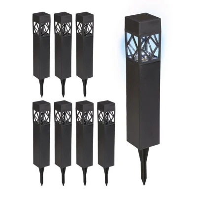 Abbildung von relaxdays LED Solarleuchte Solarlampen Set, 8er Pack