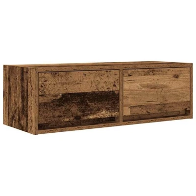 Abbildung von vidaXL TV Schrank Altholz Optik 80x31x25,5 cm Holzwerkstoff (1 St)