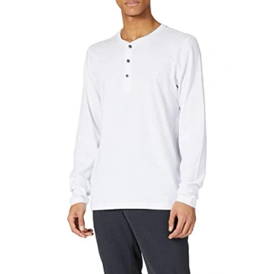 Abbildung von camel active Leichtes MIT Henley Kragen AUS Langarmshirt, Herren, Größe: XXL, Broke white