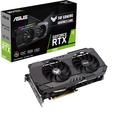 Abbildung von ASUS TUF Gaming GeForce RTX 3050 OC Grafikkarte 8GB GDDR6, 2x HDMI, 3x DP