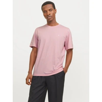 Abbildung von Jack &amp; Jones Jjepaulos TEE CREW NECK NOOS Tshirt basic, Herren, Größe: XL, Pink nectar
