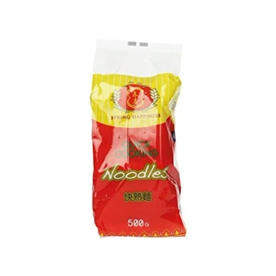 Abbildung von [ 4x 500g ] SPRING HAPPINESS Schnellkochende Nudeln / Quick Cooking Noodles Wok Mie