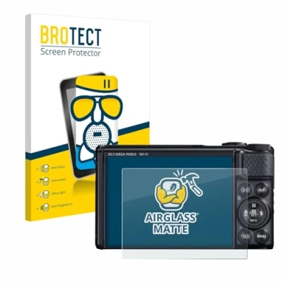 Abbildung von BROTECT Entspiegelungs Schutzglas für Canon PowerShot SX740 HS Schutz Folie Panzerfolie Glas Matt [Extrem Kratzfest 9H, Anti Reflex]