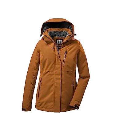 Abbildung von killtec Damen Funktionsjacke/Winterjacke mit abzippbarer Kapuze KOW 140 WMN JCKT, dark curry, 36, 37411 000