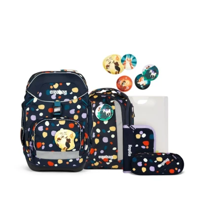 Abbildung von ergobag Schulrucksack Set Bärnsteinhöhle Dunkelblau