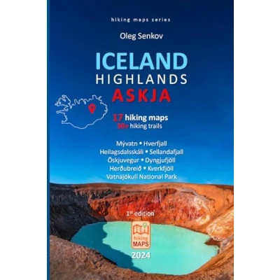 Abbildung von ICELAND, Highlands, Askja, hiking maps: for hikers, landscape photographers, nature lovers, digital nomads, travelers
