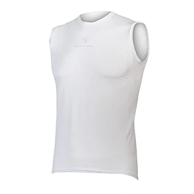 Abbildung von Endura Men&#039;s Lightweight Sleeve Less Baselayer, White, XXL