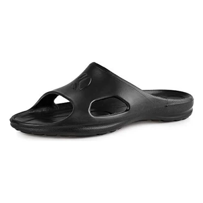 Abbildung von Ladeheid Herren leichte EVA Badelatschen Gartenschuhe Badepantolette KL039M Clog