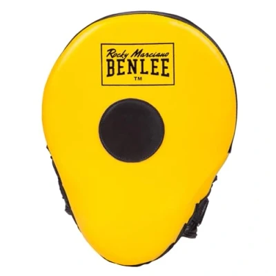 Abbildung von Benlee Handpratzen aus Leder (1 Paar) Jersey Joe Black/Yellow one Size