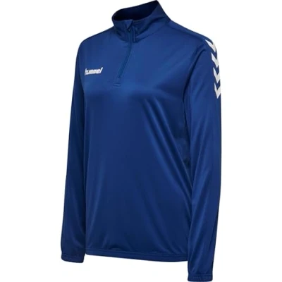 Abbildung von HUMMEL Weiblich CORE Poly Half Zip Sweatshirt Woman, True Blue, S