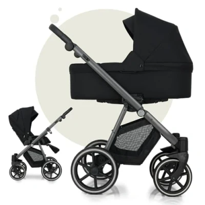 Abbildung von my junior Kombi Kinderwagen junior® NOAX² City Noir 2in1