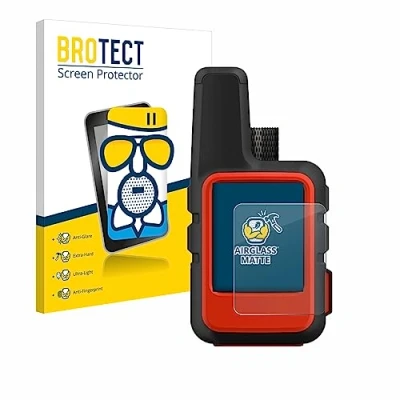 Abbildung von BROTECT Entspiegelungs Schutzglas für Garmin inReach Mini Schutz Folie Panzerfolie Glas Matt [Extrem Kratzfest 9H, Anti Reflex, Fingerprint]