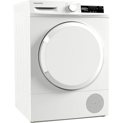 Abbildung von Daewoo Wärmepumpentrockner T8HT1WA3DE, 8 kg, 15 Programme, Sensor Trocknungssystem, Innenbeleuchtung