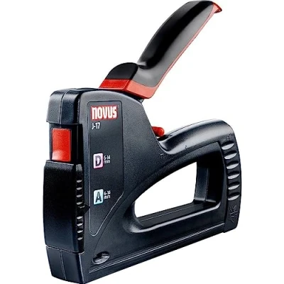 Abbildung von novus Handtacker schwarz rot