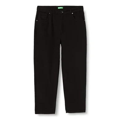 Abbildung von United Colors of Benetton Damen Pantalone 4LYX575C3 Jeans, Schwarz 100, 27