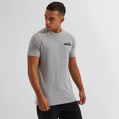 Abbildung von Ellesse Voodoo Tshirt print, Herren, Größe: Small, Grey marl