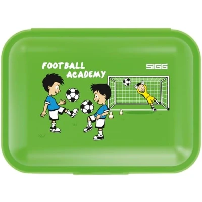 Abbildung von SIGG Kinder Brotdose 1L Viva Lunchbox Football School Federleicht Spülmaschinenfest Mikrowellengeeignet BPA frei Ideal Für Die Schule Grün
