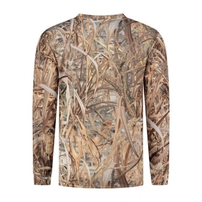 Abbildung von Stealth Gear T Shirt Langarm Camo Schilf Print Größe L
