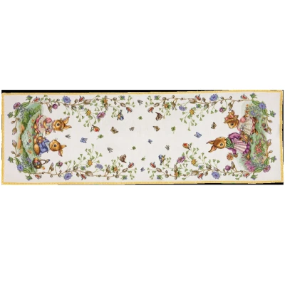Abbildung von Villeroy &amp; Boch Spring Fantasy Tischläufer, Läufer, Frühling, Deko Ostern, Ostern Deko, Oster Geschenk Platzdeckchen, Unterleger, Geeignet Für Die Waschmaschine, Baumwolle/Polyester