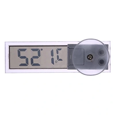 Abbildung von Demiawaking New Osculum Typ LCD Fahrzeug montiert Saugnapf Digital Thermometer Celsius Fahrenheit