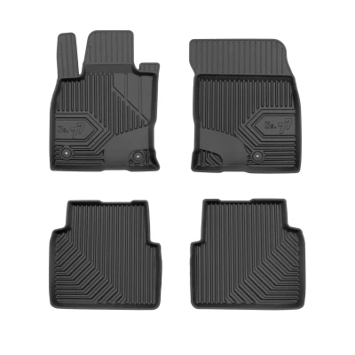 Abbildung von FROGUM No. 77 77425057 Fußmattensatz TPE (thermoplastischer Elastomer) vorne und hinten 4 schwarz Maßgefertigt FORD: Kuga Mk3