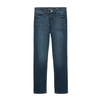 Abbildung von TOM TAILOR Damen 1041100 Alexa Straight Jeans, 10281 Mid Stone Wash Denim, 32W / 30L