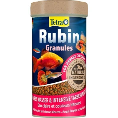 Abbildung von Tetra Rubin Granulat Fischfutter 250 ml...
