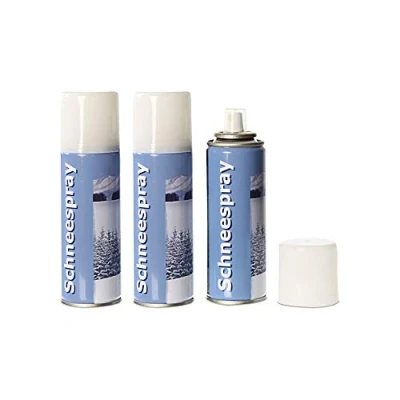 Abbildung von CEPEWA Streudeko Schneespray Dekoschnee Streuschnee Kunstschnee, (3 tlg)