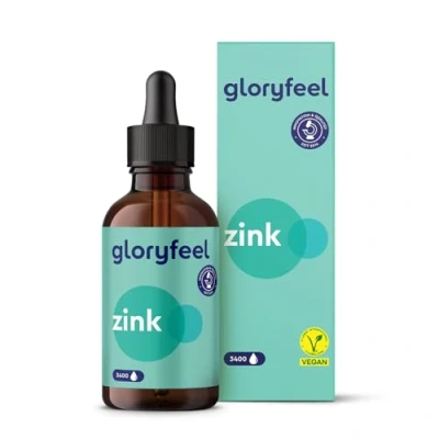 Abbildung von gloryfeel® Zink Tropfen Nature 15 mg 100 ml