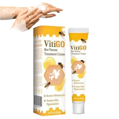 Abbildung von Fivfivgo Beevenom Vitiligo Behandlungscreme, Bienengift Behandlung für Vitiligo, Behandlungscreme alle Hauttypen, (1pcs)