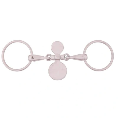 Abbildung von BR Double Broken Spoon Trense 18 mm 14,5 Grau